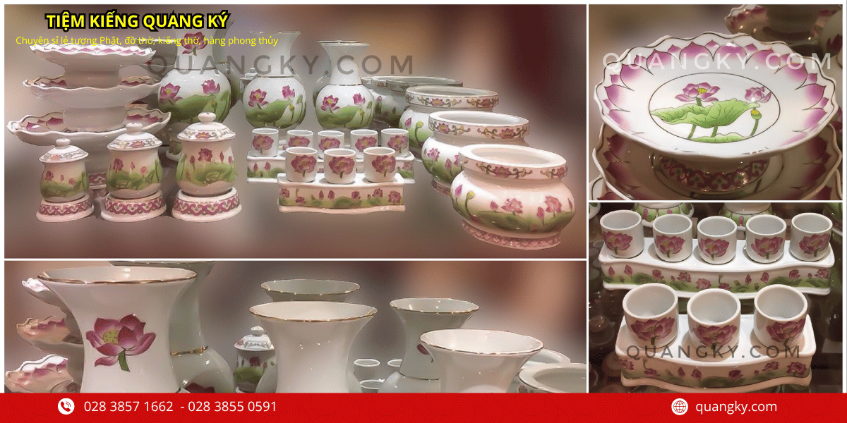 Bộ đồ thờ cúng đầy đủ gồm những gì?