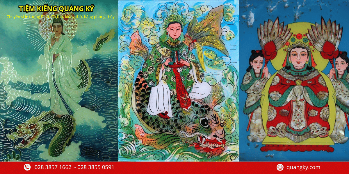 Tranh kiếng phong thủy - Trang trí và chiêu tài